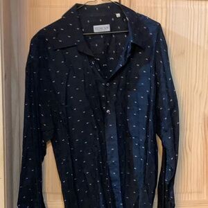 Tuscan Men’s Dress Shirt XL black shirt